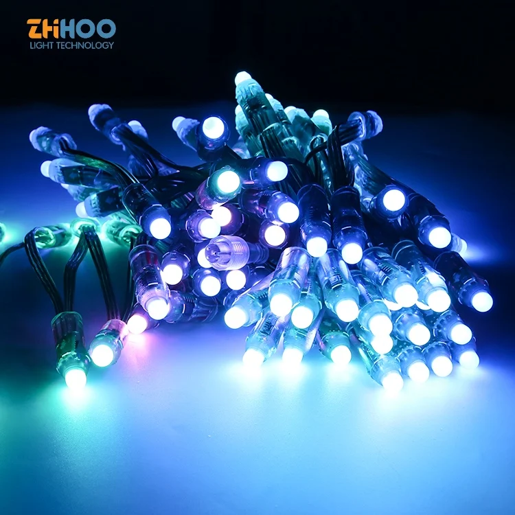 12mm mini pixel point light source DC12V RGB WS2811 high brightness LED Christmas light