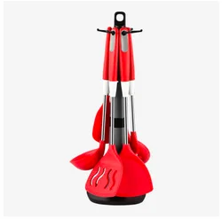 Высококачественная посуда из нержавеющей стали для кемпинга кухонная утварь наборы 7 предметов с полкой хранения