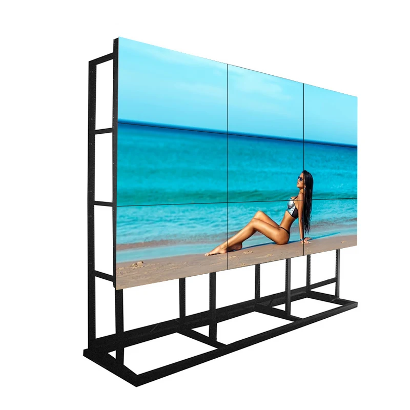 High Resolution 55-Inch HD 3x3 LCD Panel Module LED Video Wall Display Indoor Advertising Available OEM and ODM Suppliers