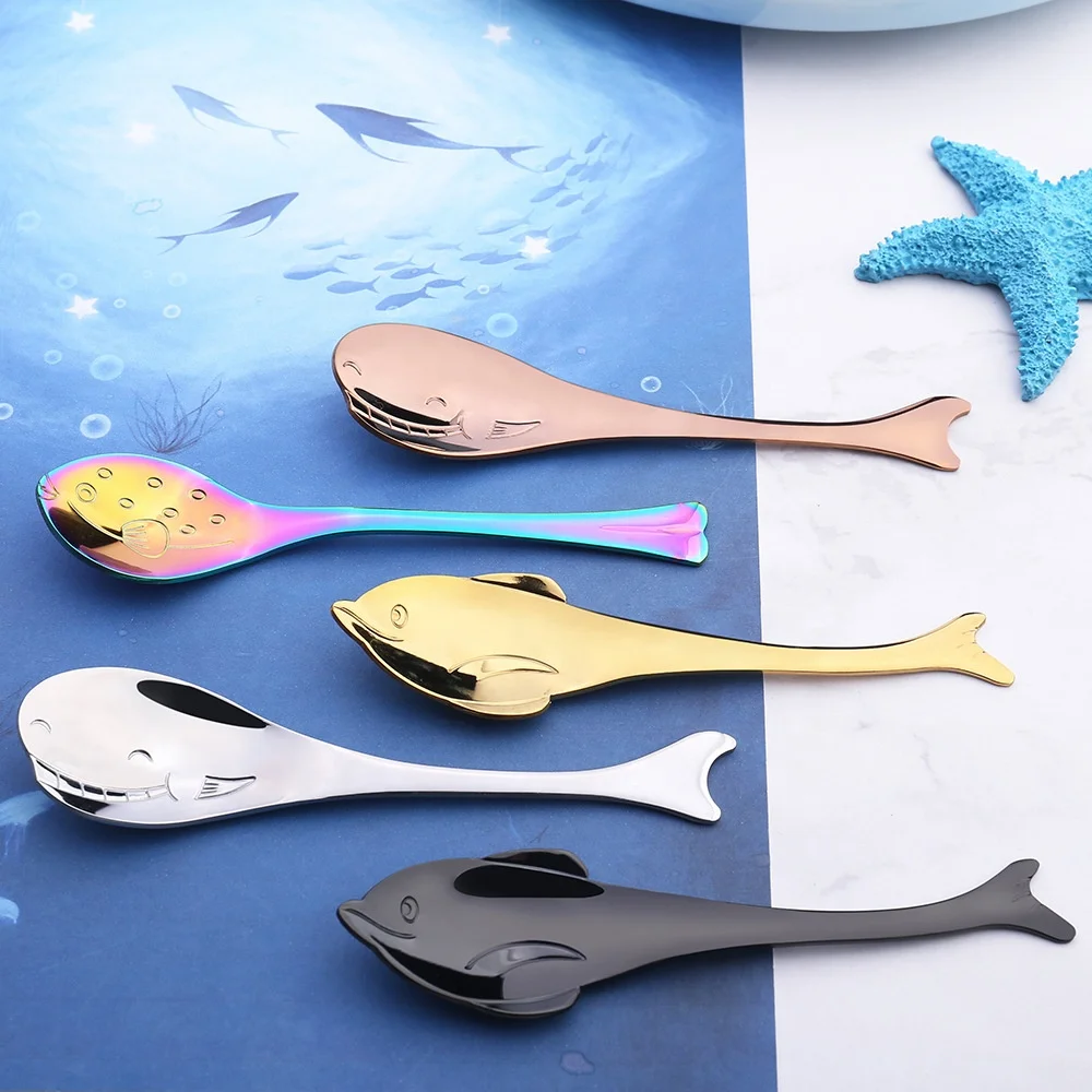 
Factory cheap Teaspoons 18/10 Stainless Steel fork metal long ice tea coffee spoon set fishing soup spoon 
