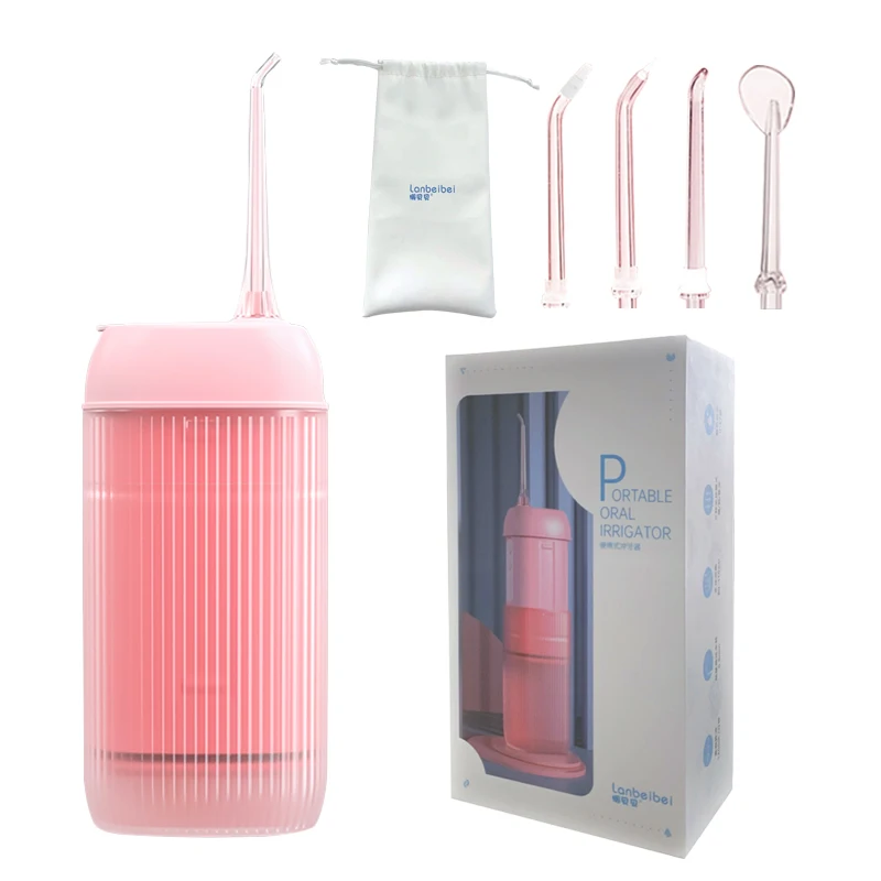 High Quality Electronic Cordless Oral Irrigator For Tooth 200ml Portable Rechargeable Dental Water Flooser