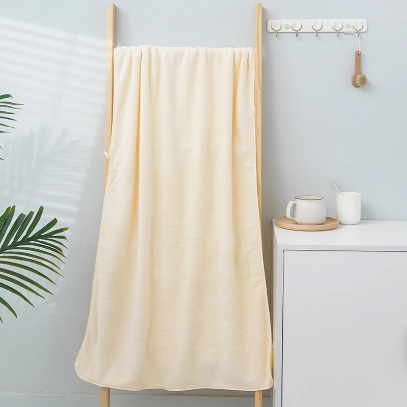 factory supply coral fleece bath towel microfiber home big soft towel spa