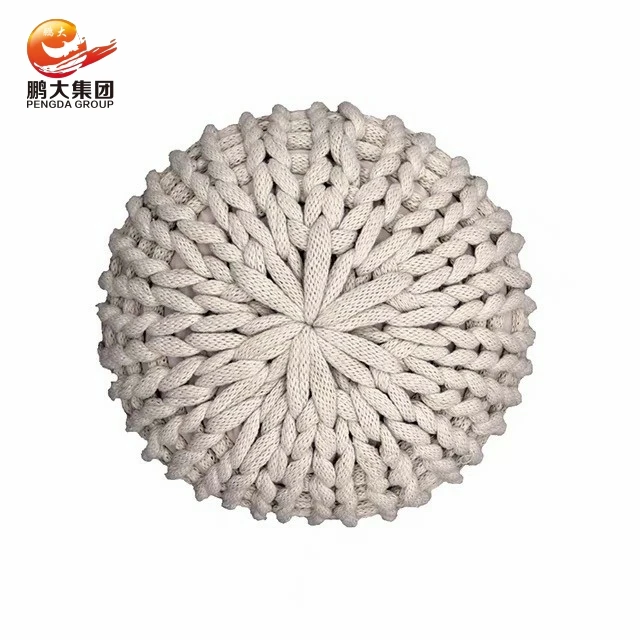 wholesale chunky hand knitting 40cm acrylic decorative throw pillows for home office