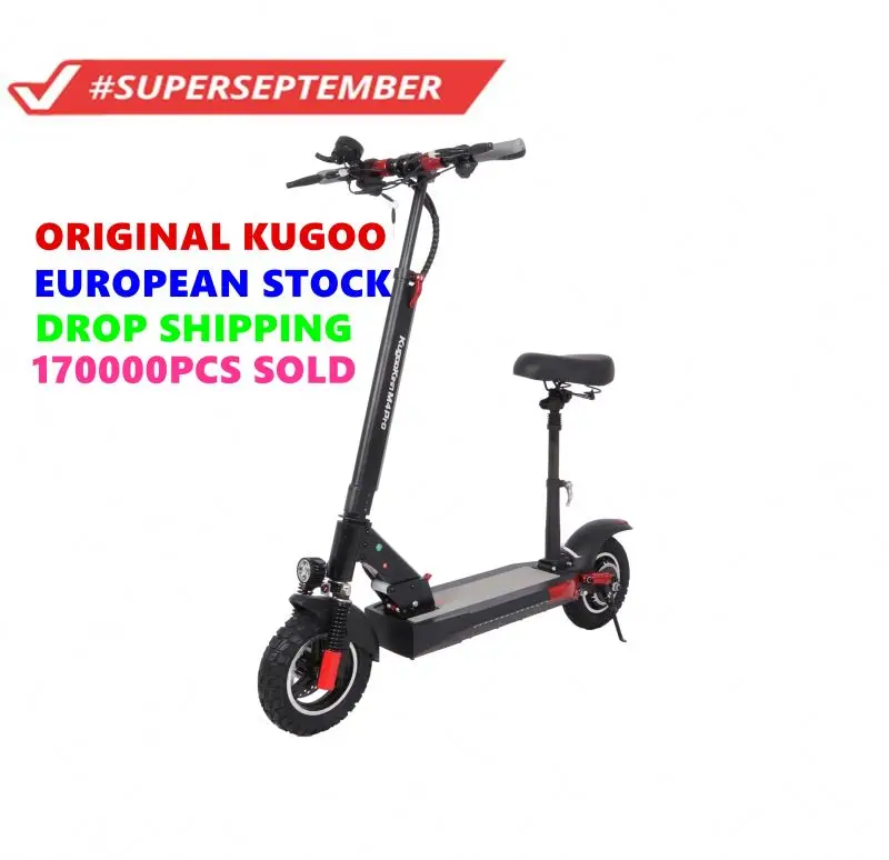 EU warehouse tax free 100% original KUGOO Kirin M4 PRO approval 48V 500 watt 16AH electric scooter