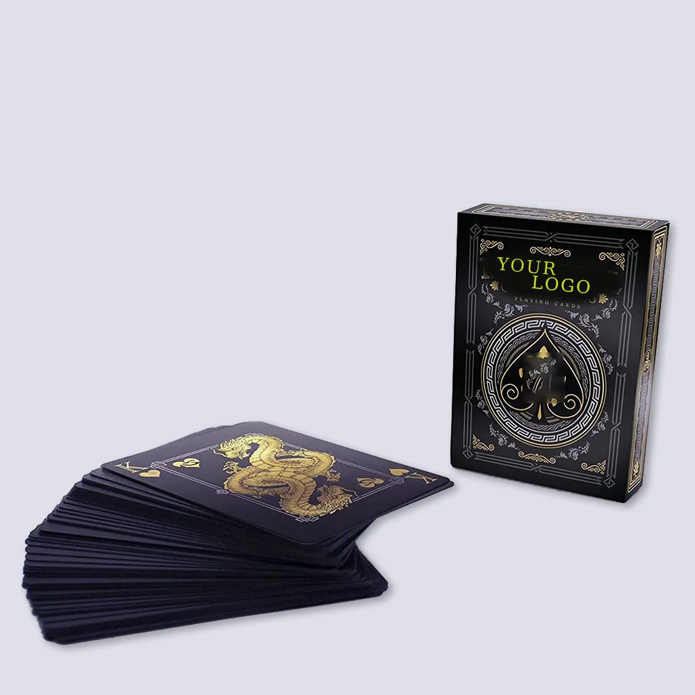 China Poker Factory Customization Printing Water-proof Poker Cards Custom Plastic Poker Playing