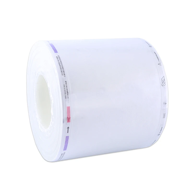 Medical Heat-sealing sterilization pouch Tyvek roll for low temperature plasma/ hydrogen peroxide for Hospital  CSSD