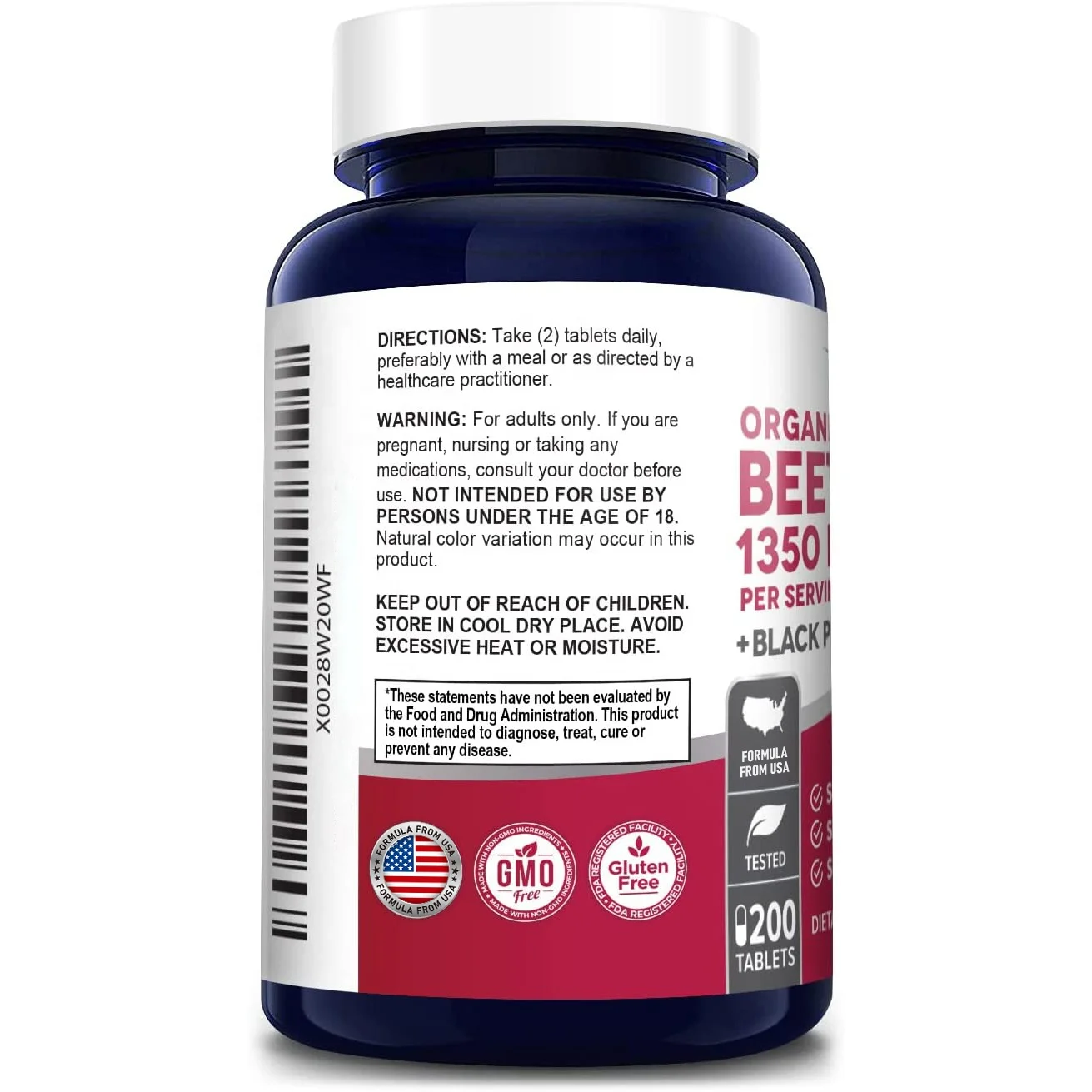 Beet Root Capsules Organic Beet Root Extract 6000 mg Beet Root Tablets With Black Pepper Anti-aging Immune Vitamin Gummies