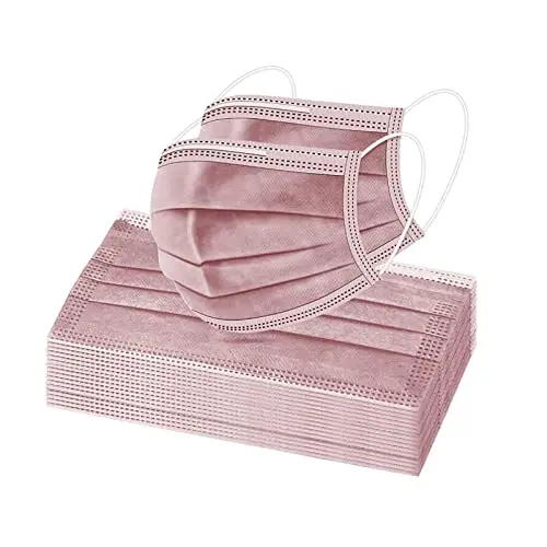 3 Layer Breathable Non-woven Multicolor Medical Disposable Face Masks with Nose Clip