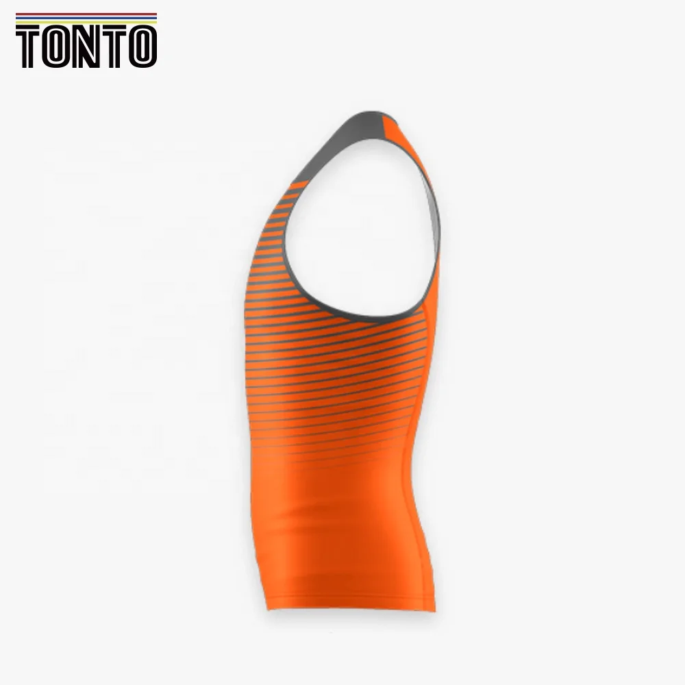 custom sublimation singlet boy children for men