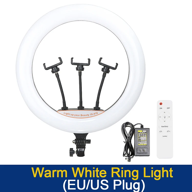 18inch Led Video Lighting For Youtube Makeup Photography phone ring Fill Light 18 Inch Selfie Ring Light With Tripod Stand