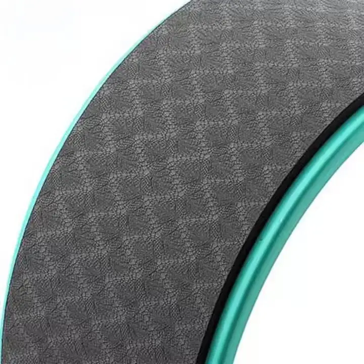 Mini Dharma Yoga Wheel Gym Fitness Eco Friendly TPE Yoga Wheel Set 3 Pack