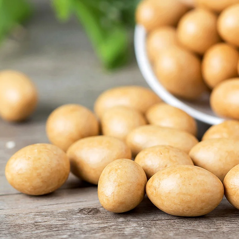 Chinese Snacks 100g Bag Crispy Roasted Coated Peanut Hard Texture Coating Peanut Nut Snack Leisure Snack