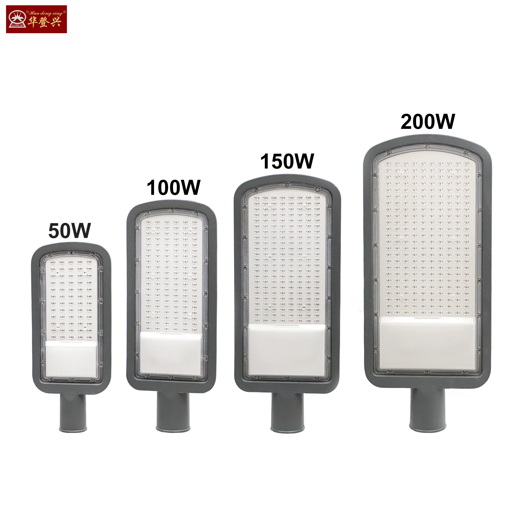 manufacture custom SMD design road lamps aluminum alloy 50w 100w 150w  200w light head outdoor street lighting led
