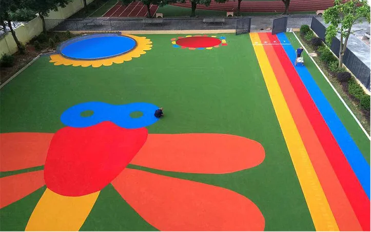 Colorful multi-popse artificial turf wholesale synthetic lawn grass park carpet green golf field synthetic turf