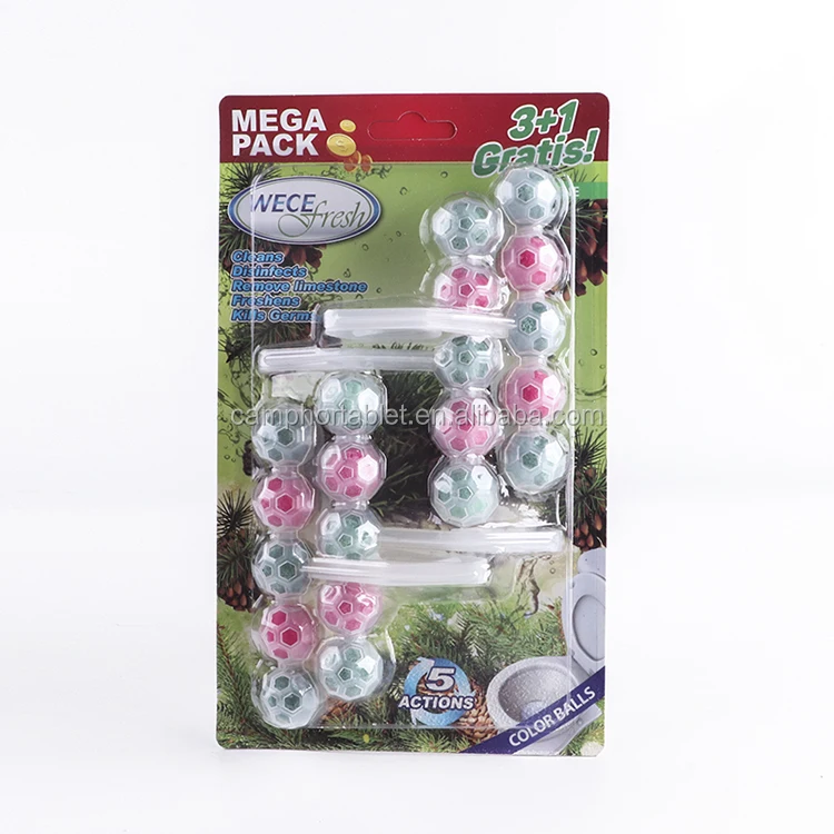 Manufacturer Wholesale WC Cleaner Block Toilet Cleaning Balls Hanging Toilet Rim Block Deodorizer Toilet