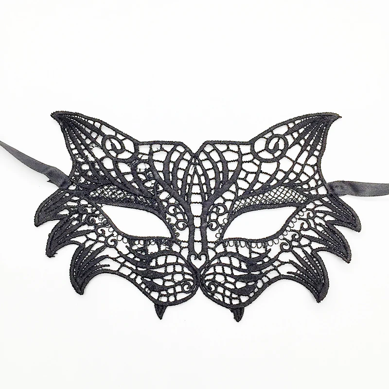 Black Venetian Masquerade mask party Lace Fancy Dress Eye Sexy party mask for Halloween Party