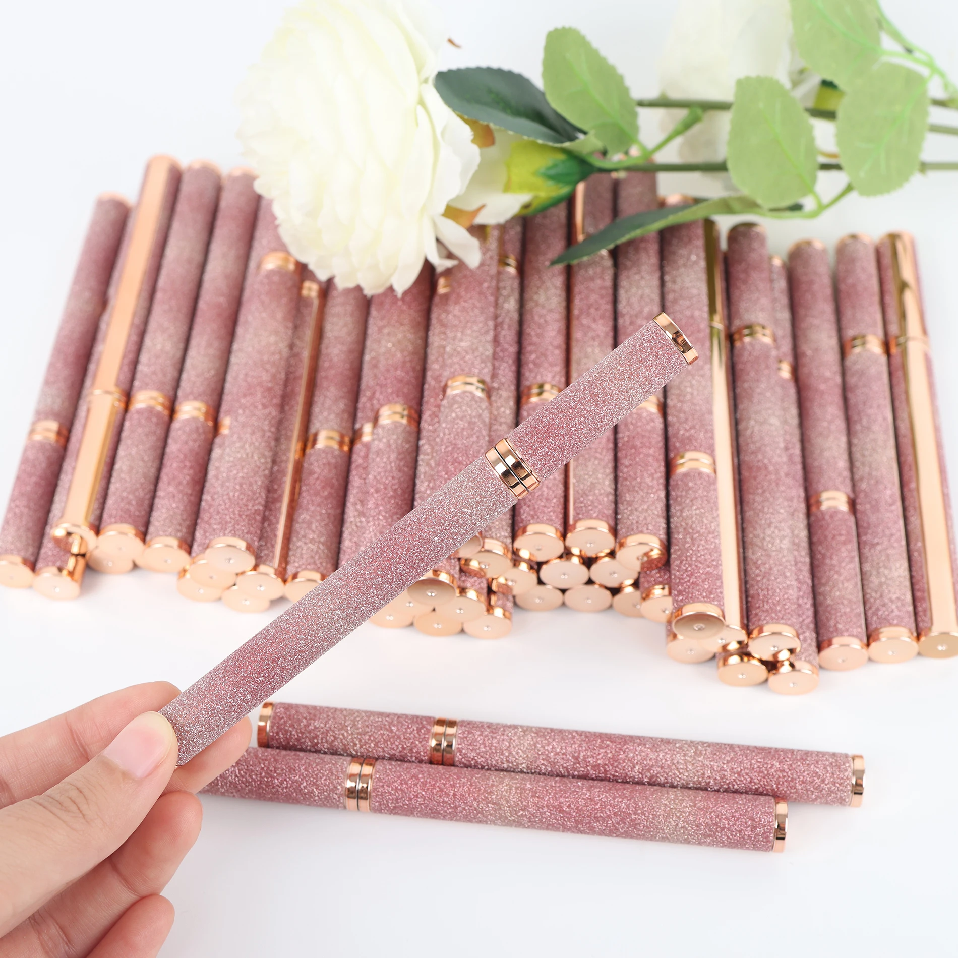 Waterproof 2 in 1 glue pen for eyelash custom box packaging adhesive sticky eyeliner magnetic eyeliner glue wholesale