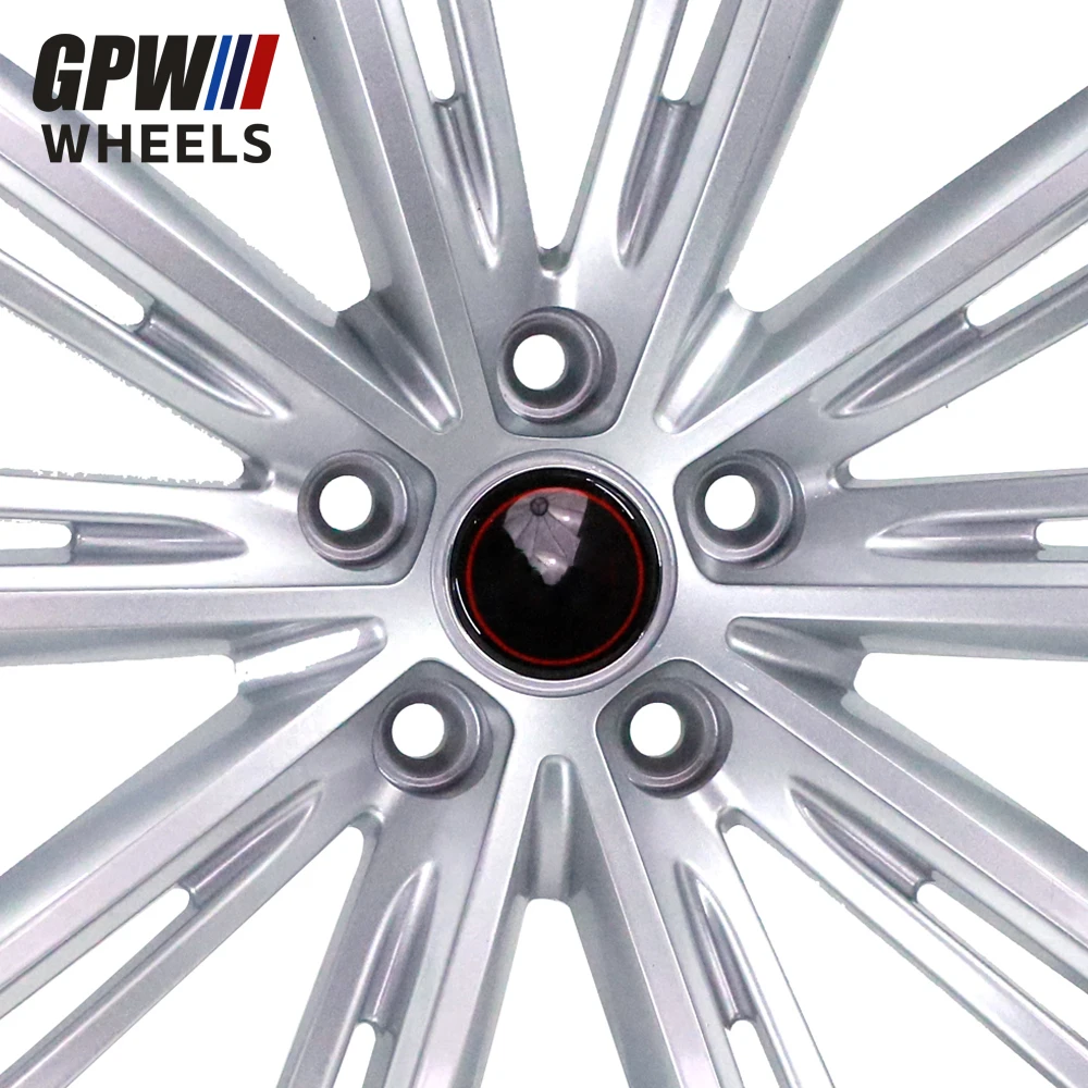 GPW good partners wheel 028 Factory Price Flow Forming Wheels gloss silver R18 Inch 5 Holes Primary Aluminum Alloy Wheel kiaRims