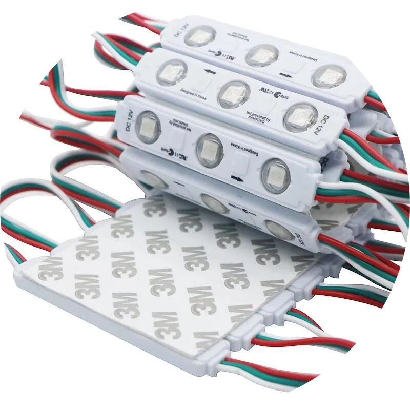 DC12V ws2811 3led 5050 RGBIC светодиодные модули адресуемый пиксельный Инжекционный канал буквенная вывеска доска рекламный дисплей светодиодный модуль