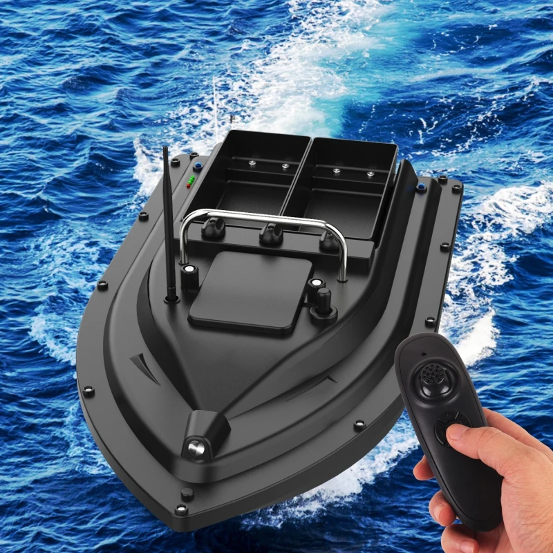 New Style 2.4Ghz Two Motors 500m Fishing Li-ion Battery Bait Boat