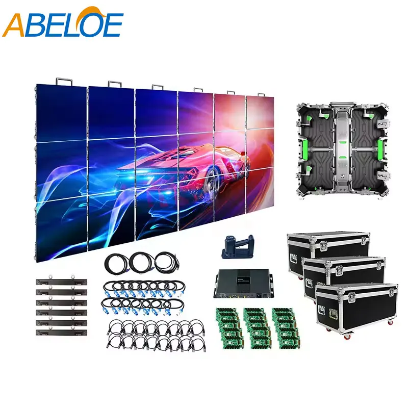 P1.95 P2.6 2.976 P3.91 P4.81 Waterproof Giant Led Stage Backdrop Advertising Rental Panel Display Indoor Outdoor Led Screen