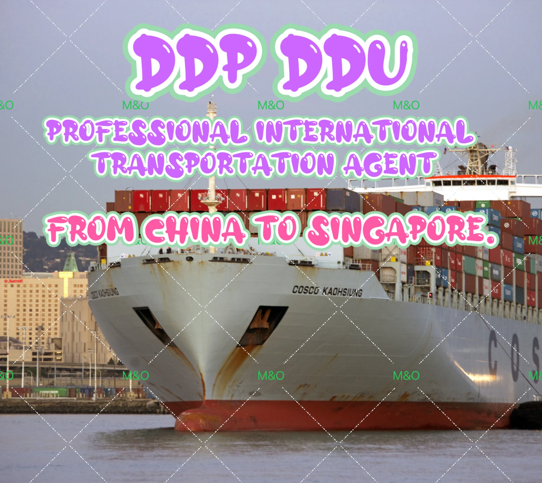 Cheap Sea shipping rates direct flight Ocean shipping ddp from China to Singapore logistics freight forwarder