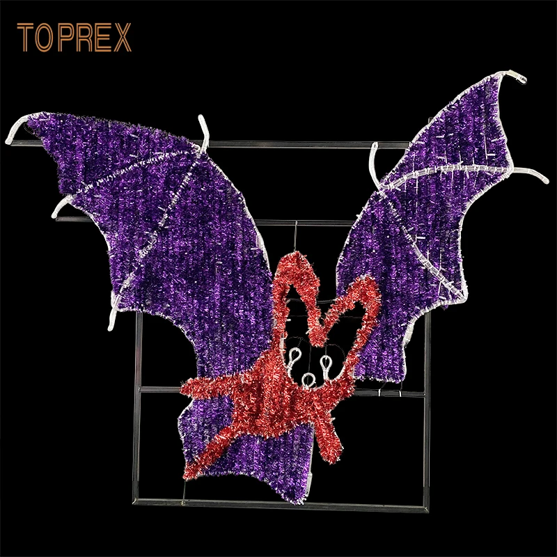 TOPREX Festive & Party decoration Halloween Pumpkin Ghost led motif lights decoration bat for halloween outdoor
