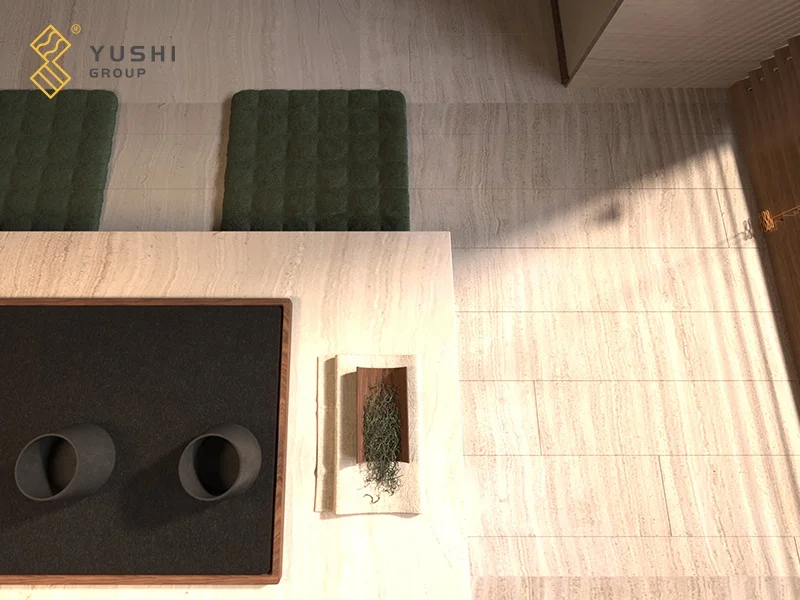 Yushi Group Natural Stone Modern White Marble Slabs tile material marble stone for wall decoration wood pallet