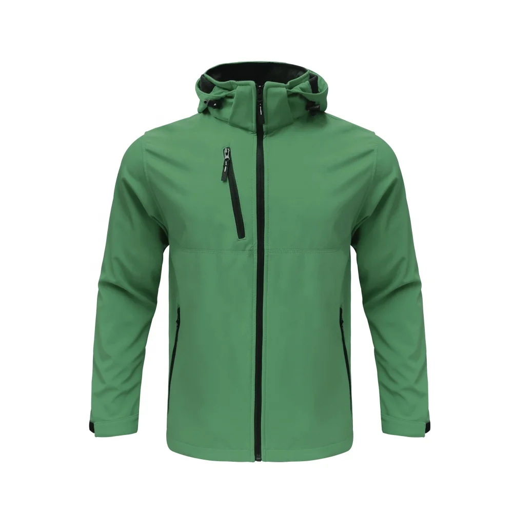 Easy wear wholesale garments cheap soft shell jacket with hoodies