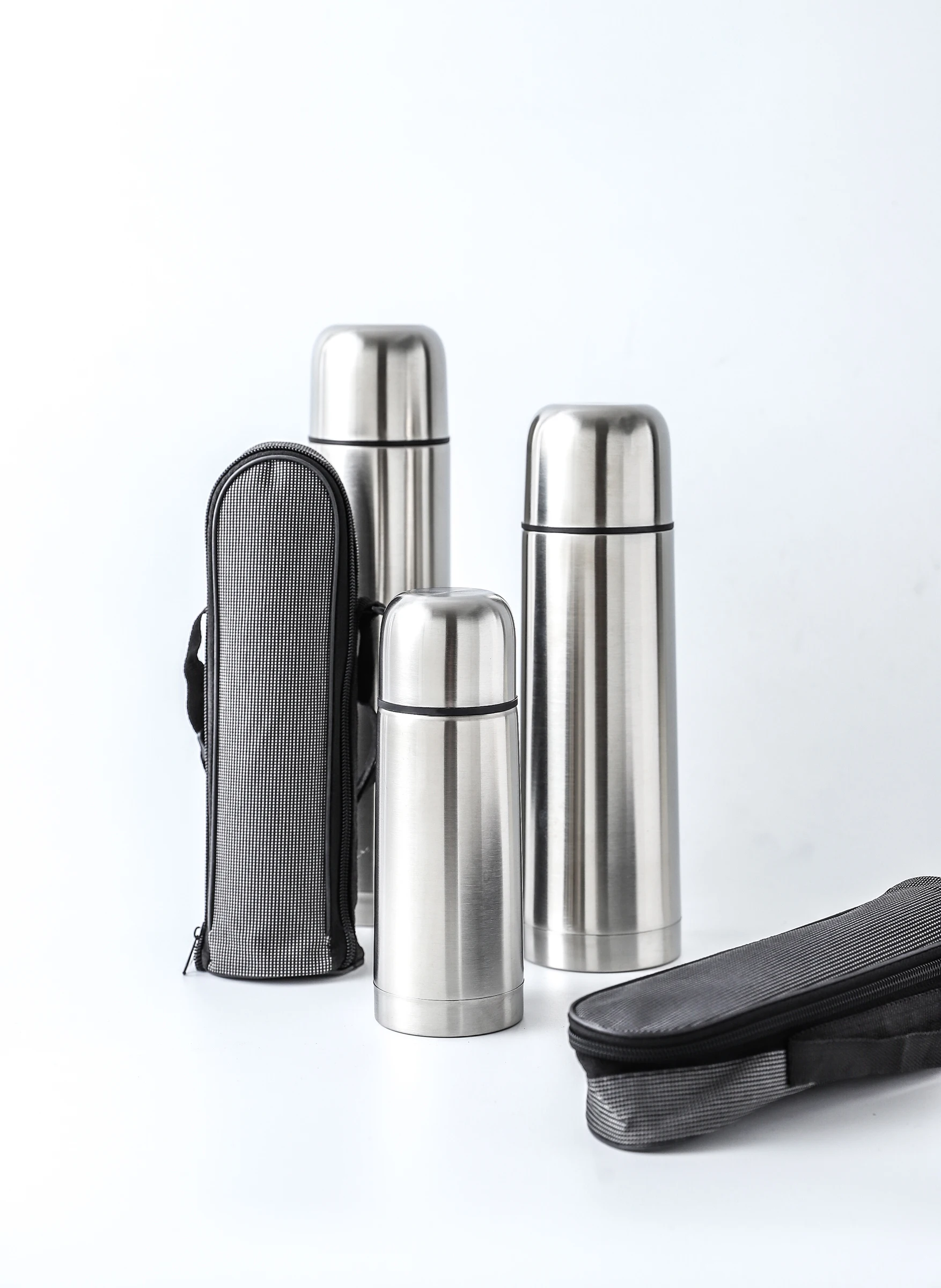 Bullet Stainless Steel Vacuum Flask, 350 ml 500ml 750ml 1000ml Stainless Steel Thermo, Vacuum Cup Travel Coffee Mug