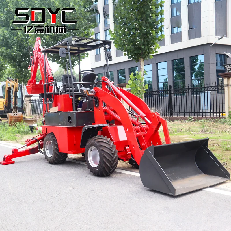 4 в 1 экскаватор-погрузчик