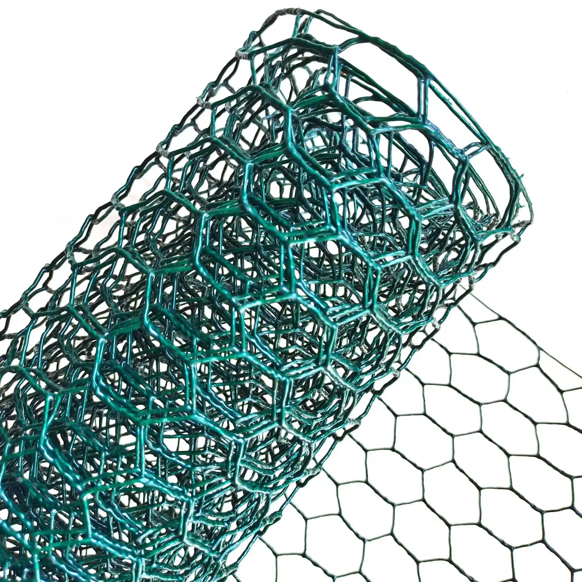 Chicken Wire for Floral Arrangements, 15.7 x 157 Inches Green Floral Chicken Wire Mesh, 0.6 Inch Hexagonal