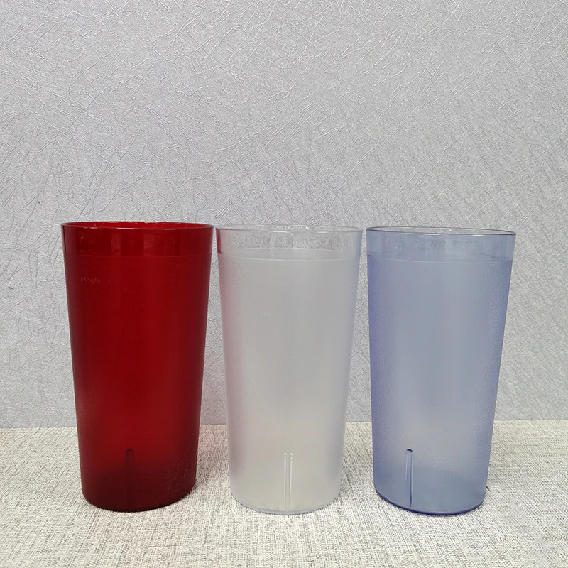 
32 oz Wholesale large capacity bulk cola plastic tumbler custom color reusable drink cups 
