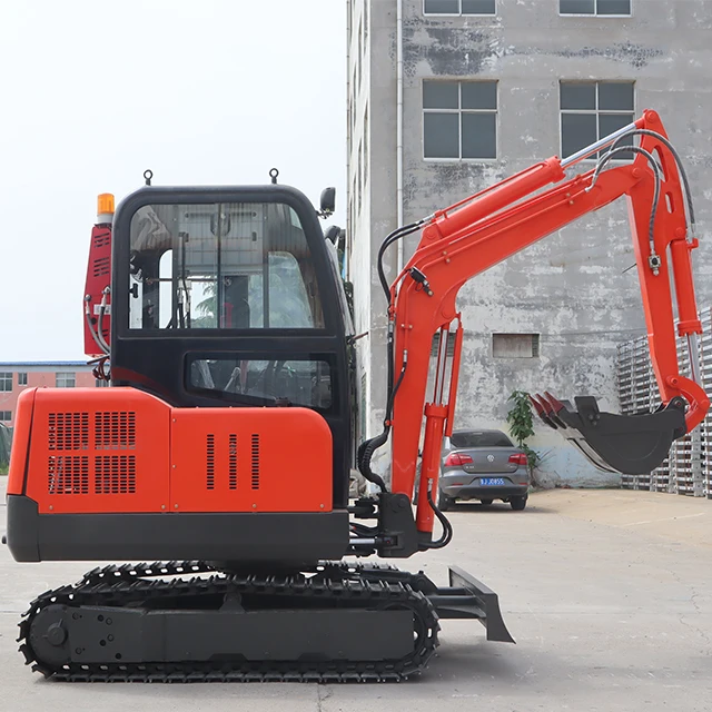 Cheapest Price 3.0 Ton 3.5 Ton 4.0 360 Degree Rotation Ton Mini Excavator  crawler excavator with factory price