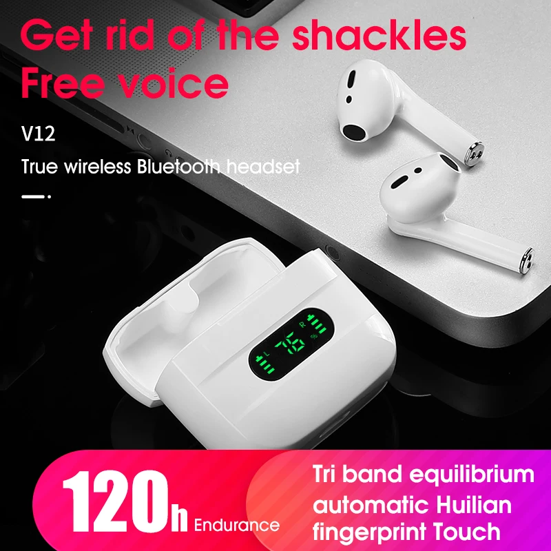 
High quality earphone IPX 54 water proof earphones BT wireless in ear earbuds 