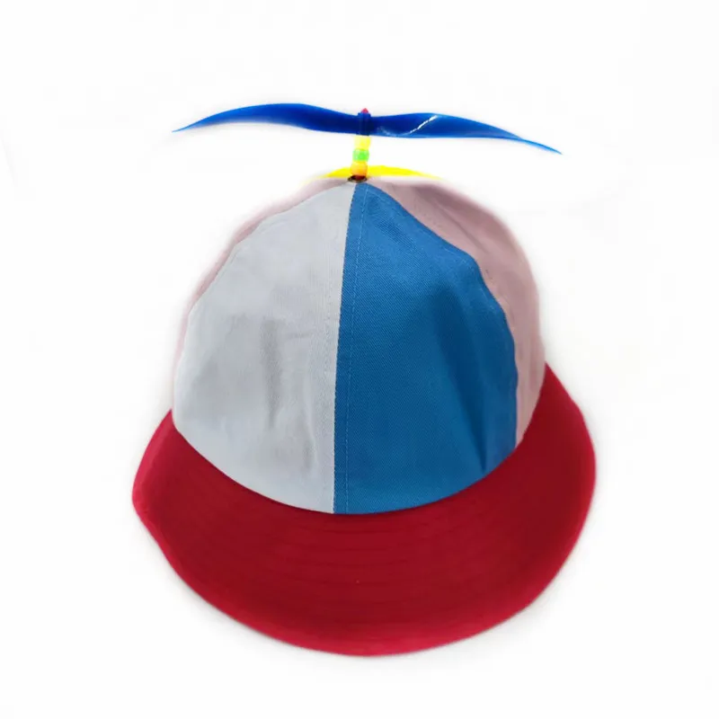 Funny Rainbow Bucket Hat For Kids Lovely Bamboo Dragonfly Baseball Cap Adult Children Outdoor Sun Fisherman hat