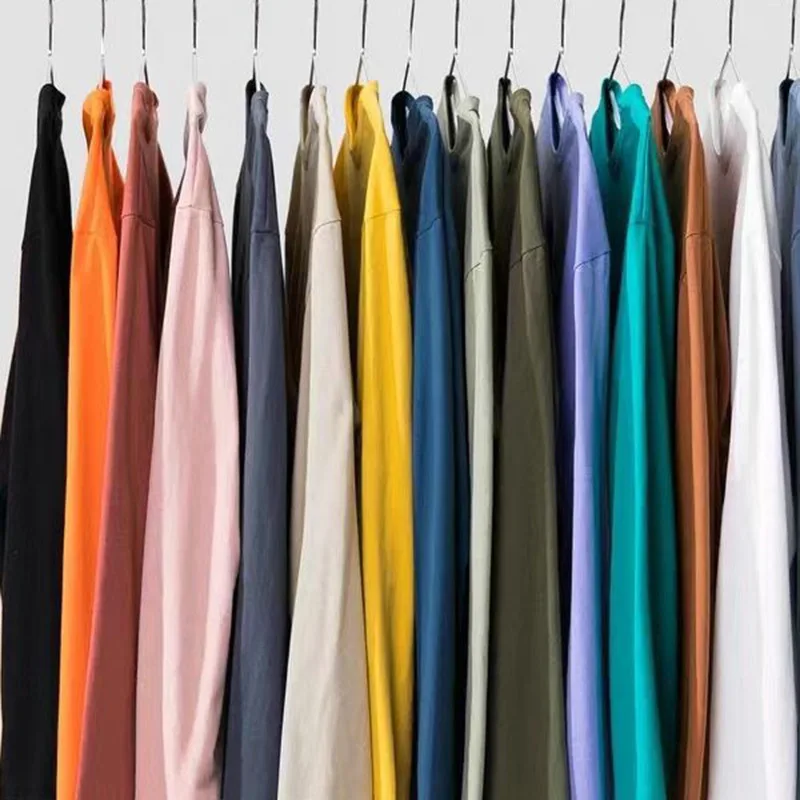 OEM Custom Printing High Quality Cotton Oversized Summer Casual Long Sleeve T-Shirt Men Heavyweight Puff Long Sleeve TShirt