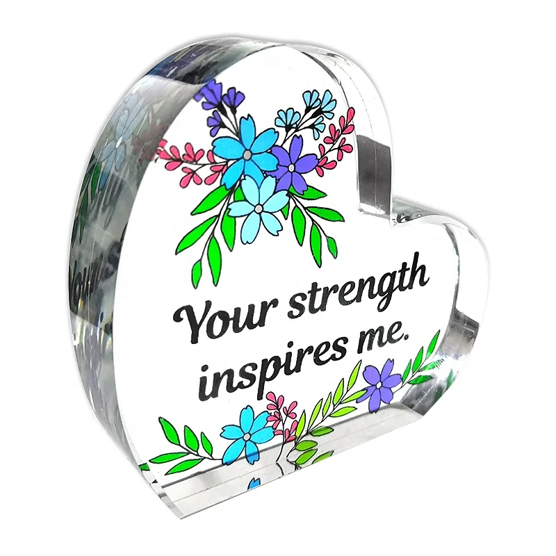 Wholesale Crystal Heart Shaped Glass Paperweight Custom Made K9 Crystal paperweight for souvenir gift CPW-01