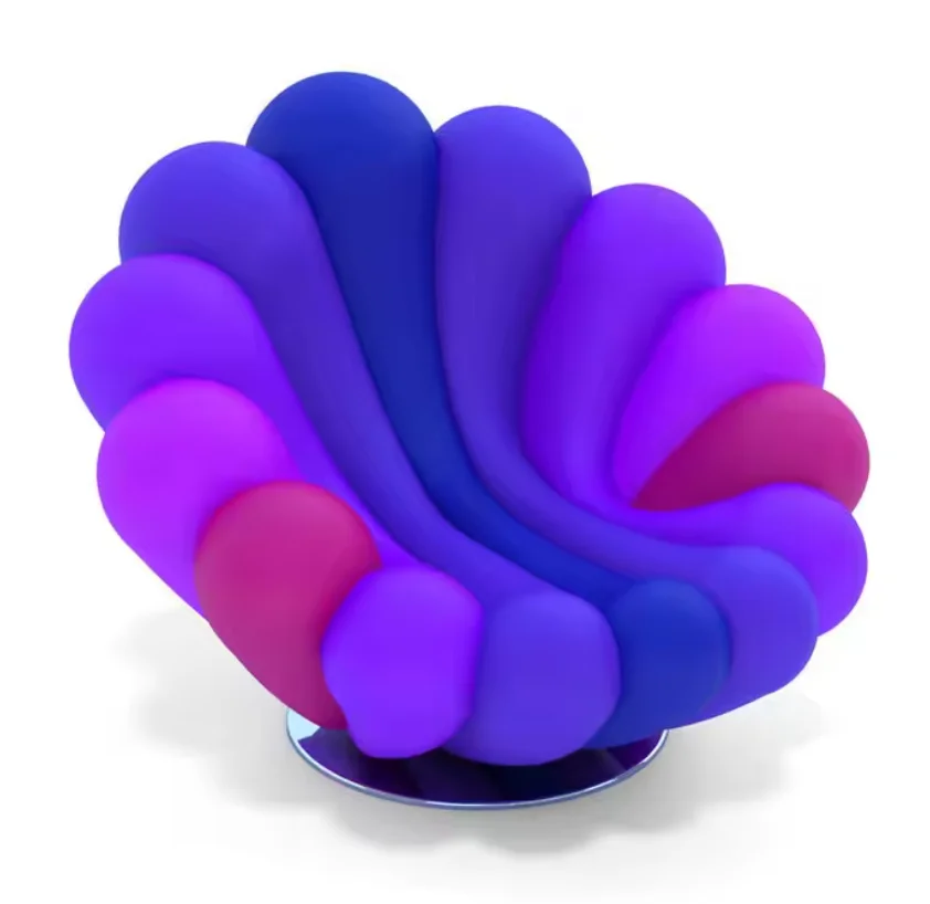 SPARKLE Anemone Chair Banana Casual Sofa Single Chair Designer Sofa Swivel Chair