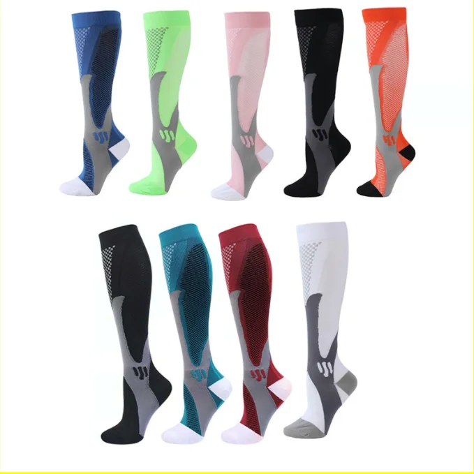 Knee High 20-30mmhg Cycling Athletic Wholesale  Sports Compression Socks