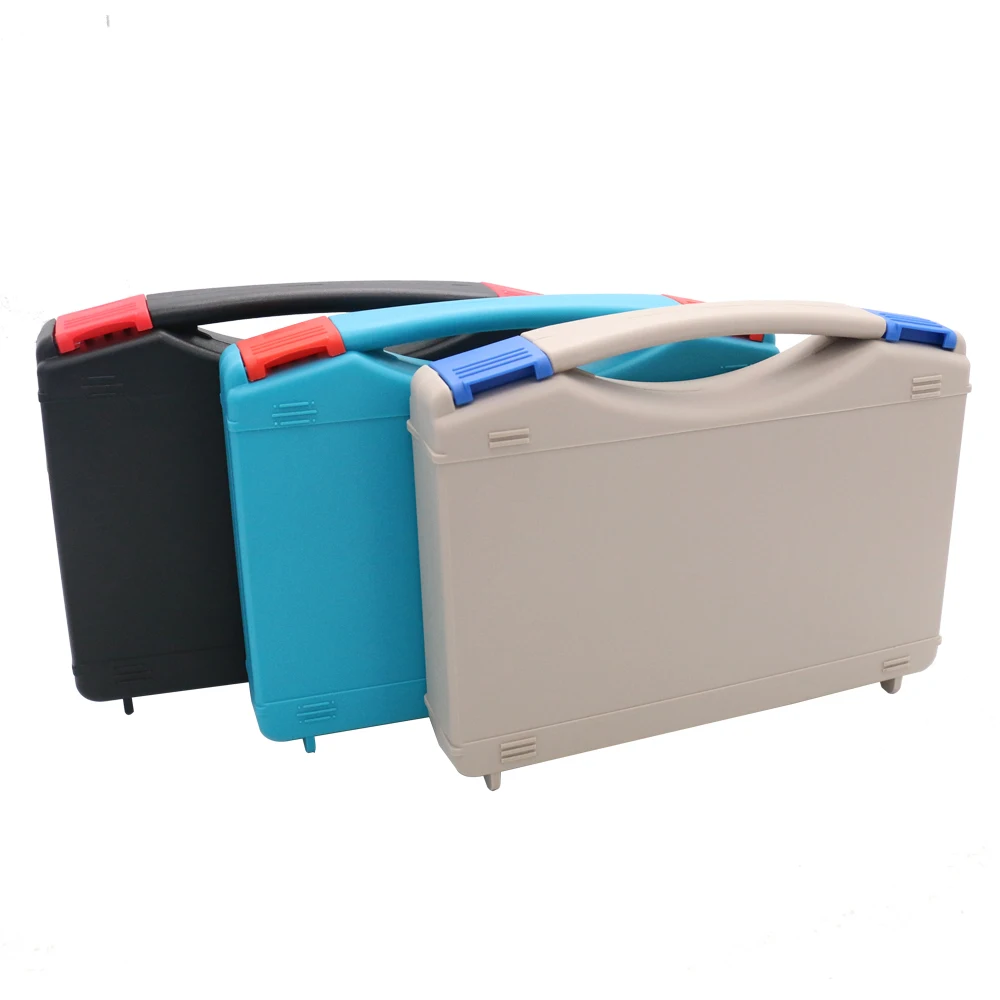 Portable Hard protective transport handle plastic mini plastic carrying tool case with custom foam