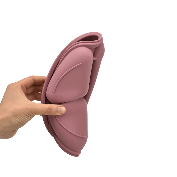 Food Grade Silicone  Baby Divided Suction Plate Silicone Tableware For Toddler