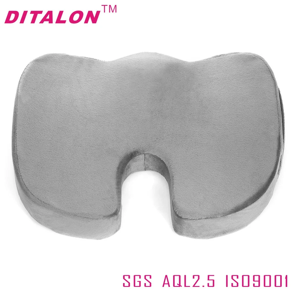 Ergonomic Adult Car Blood Circulation Bus Driver Coccyx Comfort Cushion Inserts Gel Cooling Gel Seat Cushion