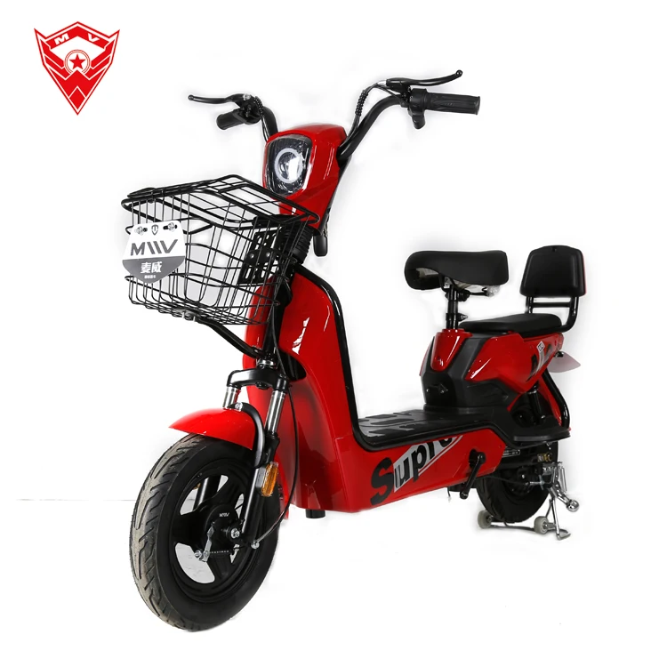 MacEV 2024 Powerful Removable 350w 48v Lithium Battery Adult Electric Scooter