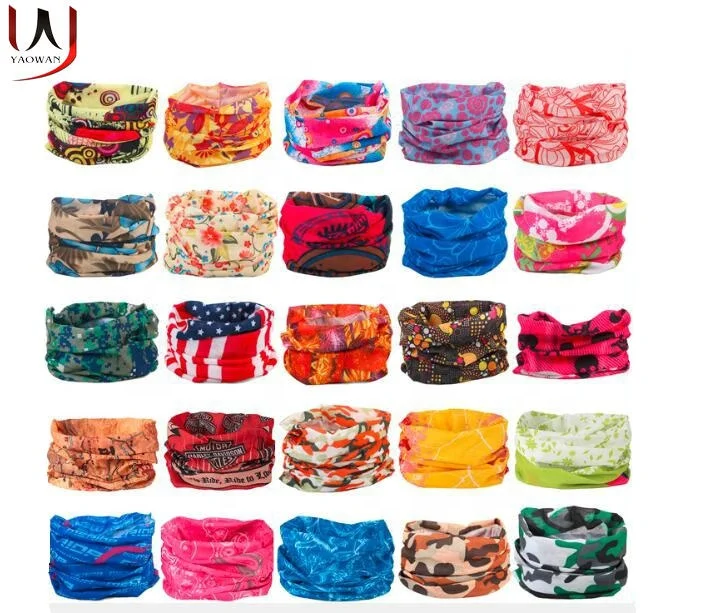 
Wholesale Summer Sun Protection Windproof Cycling Bandana Breathable Face Mask Magic Scarf Headband Motorcycling Face Mask 