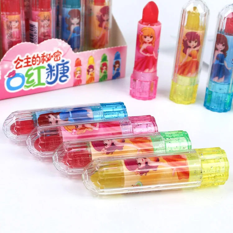 5g New design lipstick candy lollipops candy lipstick