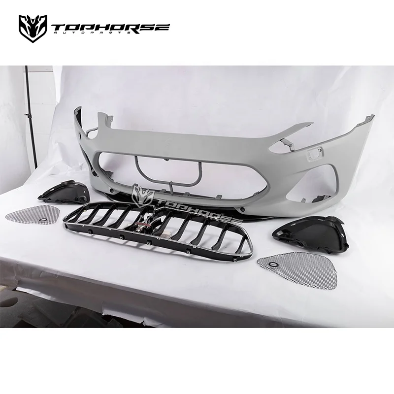 Front Bumper For Maserati GranTurismo Zeda Sport Grille  Auto Parts Car Bumper PP Material