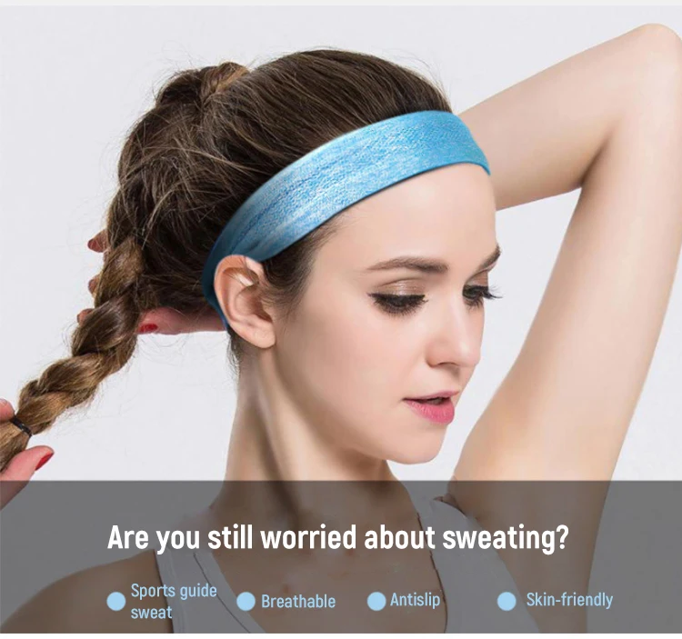 
High Quantity sweatband head yoga fitness headband 