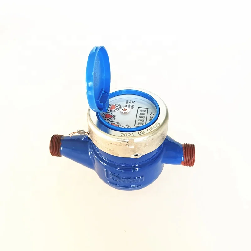15 мм многоструйный счетчик воды из нержавеющей стали с сухим циферблатом