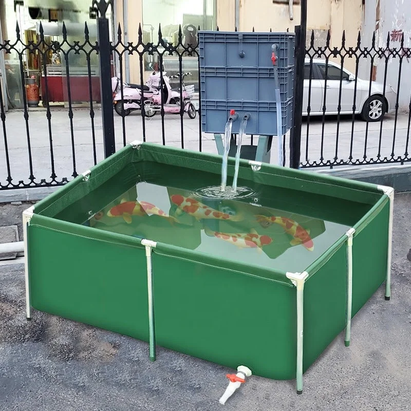 DC-3004 Manufactory Foldable PVC Fish Tank in Farm Catfish Pond Tank Durable And Foldable Water Tank Also Can be Bathtub